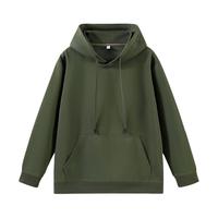 凡客诚品（VANCL）连帽卫衣男秋季休闲运动长袖上衣外套 军绿 L