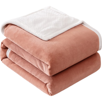 京东京造 三层双面双色法兰绒毯 150x200cm