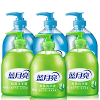 Bluemoon 蓝月亮 野菊花清爽洗手液 500g*3+无按压泵500g*3
