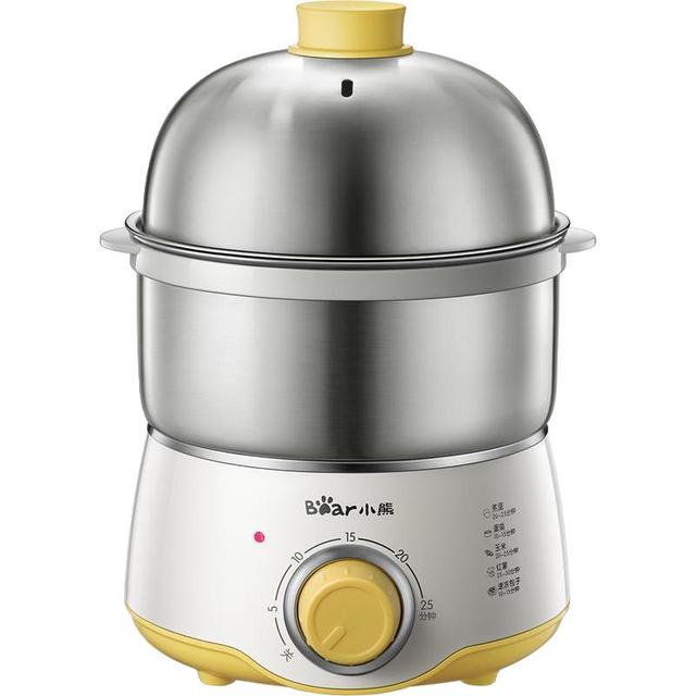小熊 煮蛋器不锈钢家用小型迷你多功能神器自动断电单层