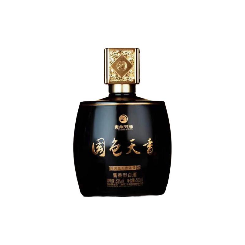XIJIU 习酒贵州习酒酱香型白酒53度国色天香壹号500ml 1瓶【报价价格
