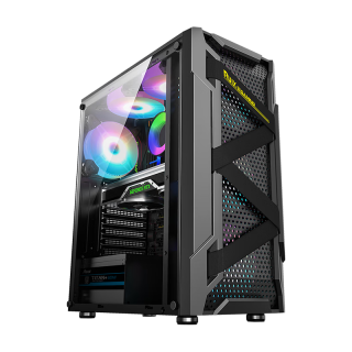 硕扬 十二代酷睿版 组装电脑（黑色、512GB SSD、酷睿i5-12400F、GTX 1650 4