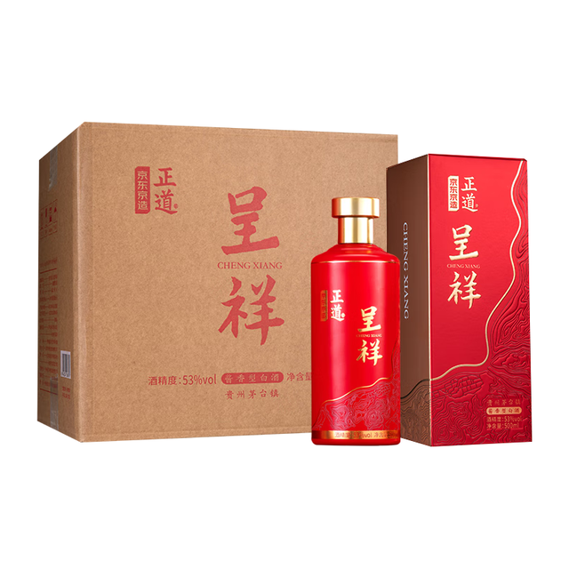 京东京造 婚宴 酱香型白酒  整箱装