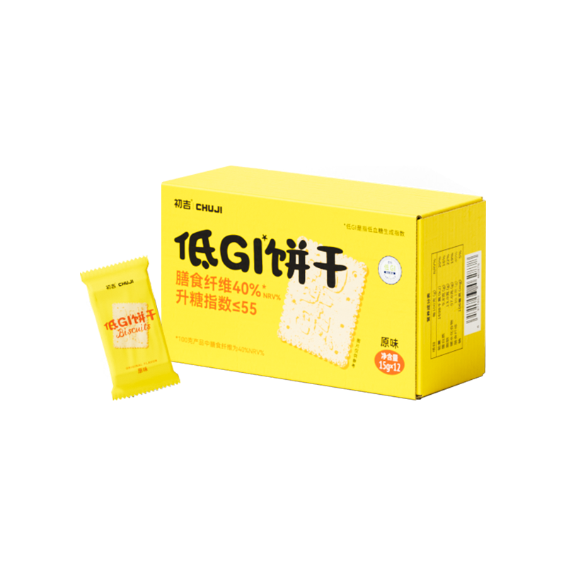 CHUJI 初吉 低GI代餐饼干 原味