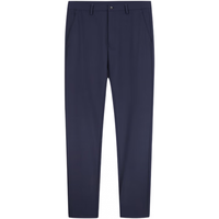 才子 TRIES休闲裤男春秋25纯色基础款时尚长裤复合面料花卉LOGO组合刺绣 深蓝色 37 94cm