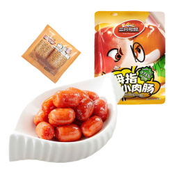 三只松鼠 拇指肠小肉肠混合口味200g 40粒