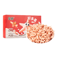 星圃好多鱼非油炸儿童趣味饼干零食添加A2β-酪蛋白牛奶DHA藻油60g/盒 好多星番茄味*1盒