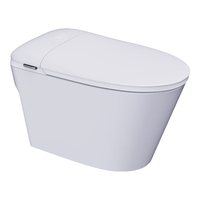 蒙娜丽莎卫浴超静音智能马桶带水箱无水压限制自动一体式坐便器 【轻智能款】脚踢冲水|座圈加热 305坑距验货签收