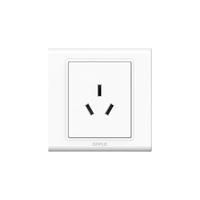 OPPLE 欧普照明 灵动系列 K05 三孔插座 16A 白色