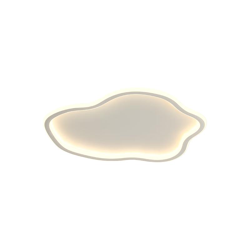索亚达 suoyada）卧室灯云朵led吸顶灯现代简约创意北欧儿童房间过道阳台灯具 白色30CM-三色