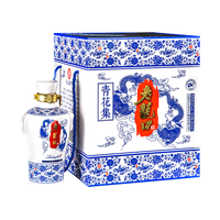 LAO LONG KOU 老龍口 青花集 52%vol 浓香型白酒 350ml*4瓶 整箱装
