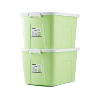 LONGSTAR 龙士达 LJ-0238 收纳箱 80L*2个 嫩芽绿