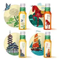 农夫山泉 NONGFU SPRING 东方树叶500ml*4瓶红茶乌龙茶黑乌龙