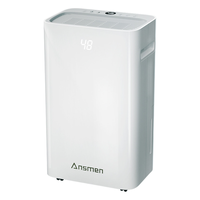 安诗曼 德国（Ansmen)除湿机/抽湿机 除湿量20L/天智能杀菌 家用室内吸湿器干衣器适用50㎡ 白色20L