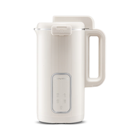 摩飞电器（Morphyrichards）辅食机宝宝婴儿全自动料理机多功能蒸煮搅一体研磨米糊机MR5400 椰奶白-内胆全钢不糊底 4叶刀头