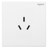 legrand 罗格朗 仕典系列 K8/426/15CS 16A三孔插座 玉兰白