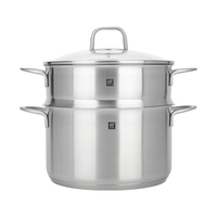 ZWILLING 双立人 双层蒸锅 [咨询有礼]汤锅+2个蒸笼 3层 24c