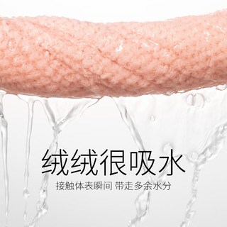 洁丽雅（Grace）7A抑菌加大加厚珊瑚绒浴巾成人男女士吸水纤维洗澡裹巾 灰色 【加大款】深灰色 7A抗菌