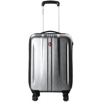 SWISSGEAR 瑞士军刀 SAX720513117055 男士商务旅行四轮拉杆箱 拉丝银 20寸