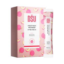 DSU 桃子清爽便携水果漱口水约会清新口气洁净8