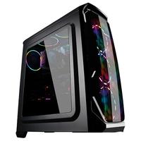 战旗 夜魇 V75 台式组装电脑主机 (i7 8700、GTX1050Ti 4G、120G SSD、七彩虹 战斧C.B360M)