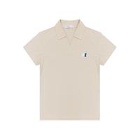 时尚减龄POLO衫短袖女胸前小标t恤女夏季宽松显瘦休闲女上衣