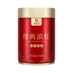 凤牌 云南特级经典滇红工夫红茶罐装茶叶100g
