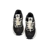 Kappa Kids卡帕儿童鞋休闲鞋女童冬季百搭鞋子中大童男童复古运动鞋 黑色 27 内长约177mm