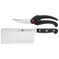 双立人（ZWILLING）GOURMET系列中片刀+剪刀 德国进口