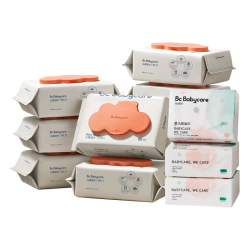 babycare 婴儿手口湿巾成人可用湿纸巾带盖宝宝纸巾套装