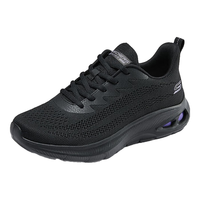 SKECHERS/斯凯奇 透气轻便防滑 女士运动鞋 全黑色/BBK 37