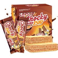 比斯奇比斯奇巧客 CHOCKY  夹心威化饼干 巧克力味 384g
