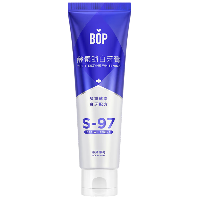  BOP/波普专研 酵素锁白 牙膏  海风薄荷 100g
