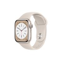 Apple 苹果 Watch Series 8 智能手表 45mm GPS+蜂窝网络款 金色不锈钢表壳 星光色运动型表带（GPS、血氧、ECG）