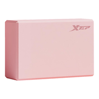 特步（XTEP）瑜伽砖舞蹈练功砖儿童成人压腿高密度EVA瑜伽馆跳舞泡沫砖2粉