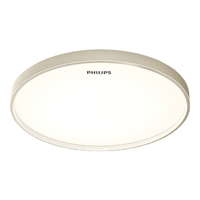 飞利浦（PHILIPS）led灯具现代简约大气书房餐厅灯饰房间卧室吸顶灯儿童房吸顶灯 星环24W三色可调 金色