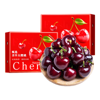 芫曦智利车厘子礼盒【JD/-多地次日达】5kg樱桃水果品盒 3斤(净重) 精美礼盒 超级巨无霸4J 单果32-34mm 2斤(净重) 精美礼盒