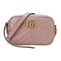 GUCCI 古驰 GG Marmont系列 女士绗缝迷你手袋 448065 DTD1T