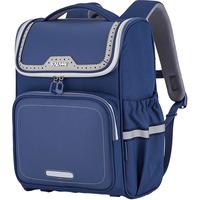 卡拉羊 五维减负防下坠儿童护脊防泼水背包 经典蓝-小号