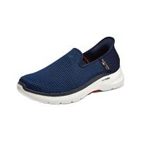 SKECHERS 斯凯奇 丨Skechers夏季网面透气健步鞋闪穿一脚蹬男鞋轻便高回弹老人鞋