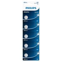 PHILIPS 飞利浦 LR1130纽扣电池5粒LR54/390/389/189/ag10适用电子手表计算器电子玩具纽扣电池lr1130