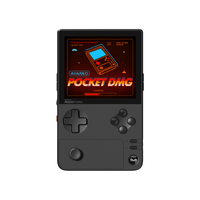 AYANEO Pocket DMG 竖版复古安卓OLED屏掌机 高通第二代骁龙G3x游戏平台 霍尔摇杆触摸板迷你口袋游戏机 极影黑 G3X Gen2+8G+128G