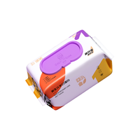 德佑 婴儿手口屁湿纸巾带盖80抽1包