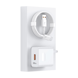 今典 超级快充 充电器套装+数据线  线充套装 单USB-A口 120W