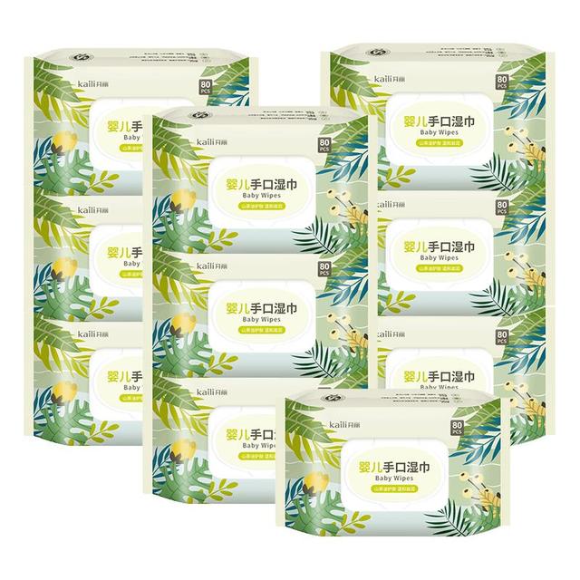 开丽 婴儿湿纸巾宝宝手口柔湿巾新生手口专用