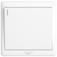 德力西 开关插座面板 CD815系列 单开一开单控开关 QSE86K1