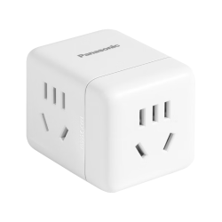 Panasonic WHSC200300W 三位魔方插座