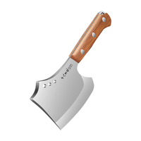 十八子作砍骨刀砍骨斧加厚斩骨刀剁骨刀商用斩大骨刀屠夫专业砍骨头刀 重型砍骨斧【重约1.76斤】