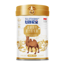 丝路驼宝 骆驼奶粉新疆富硒高钙配方驼乳粉青少年孕妇中老年骆驼奶粉400g 富硒高钙骆驼奶粉