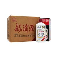 龙滨酒 高度纯粮食 酱香型白酒  整箱装 53%vol 500mL